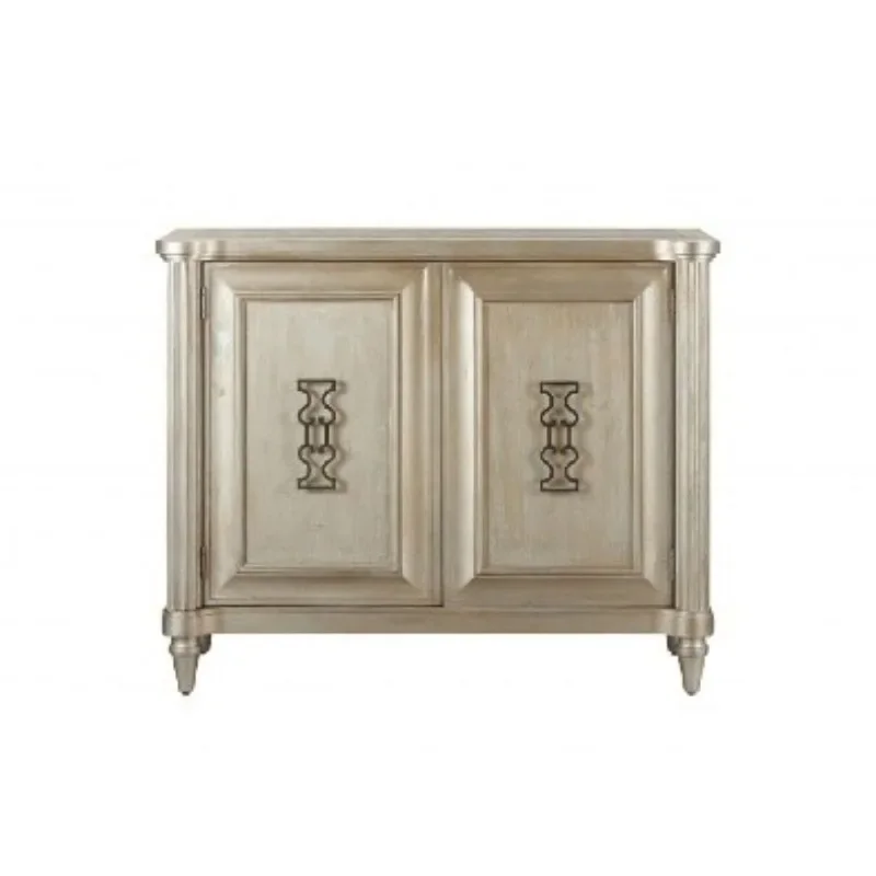 Armoire latérale de salle à manger rétro américaine, petit appartement léger, armoire de rangement de luxe en bois massif, casier de salon et de ménage