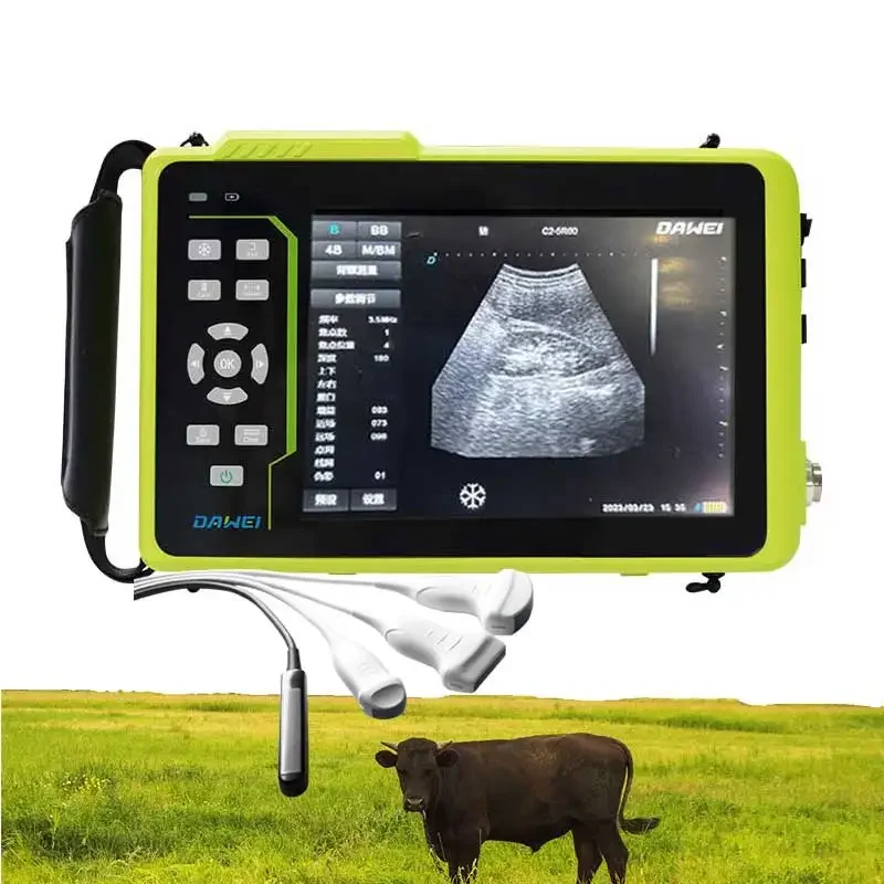 Dawei Y6 Fully Waterproof Handheld Ultrasound Diagnostic Machine Porble Pet Cat Dog Ultrasound Scanner