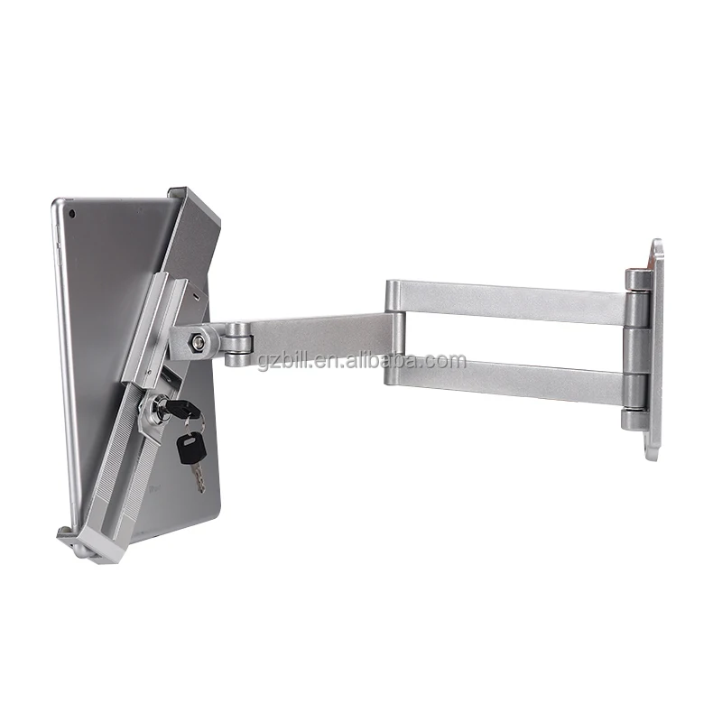 Universal Lockable Security Tablet Wall Mount Holder Fits 7-13 Inch