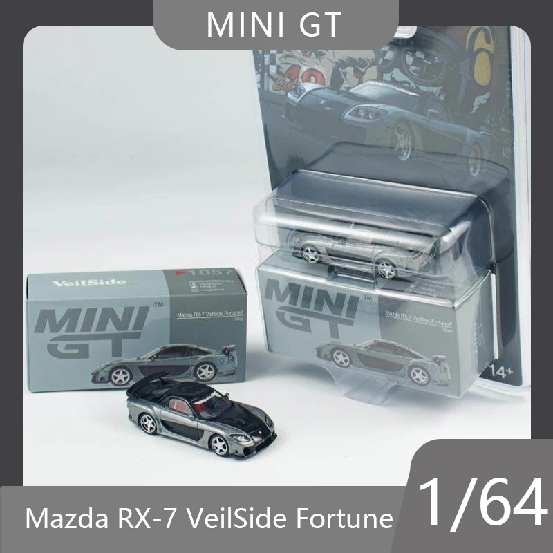 

MINI GT 1:64 Mazda RX-7 VeilSide Fortune Alloy Die Casting Simulation Car Model Boy Toy Desktop Ornament Collection