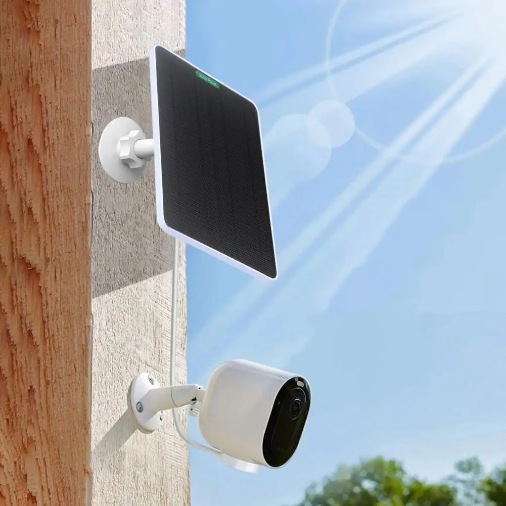 5v/1000ma Output Solar Charger Plug-and-play Solar Charger Wall Mount Solar Panel Charger for Ring Video Doorbell for Outdoor