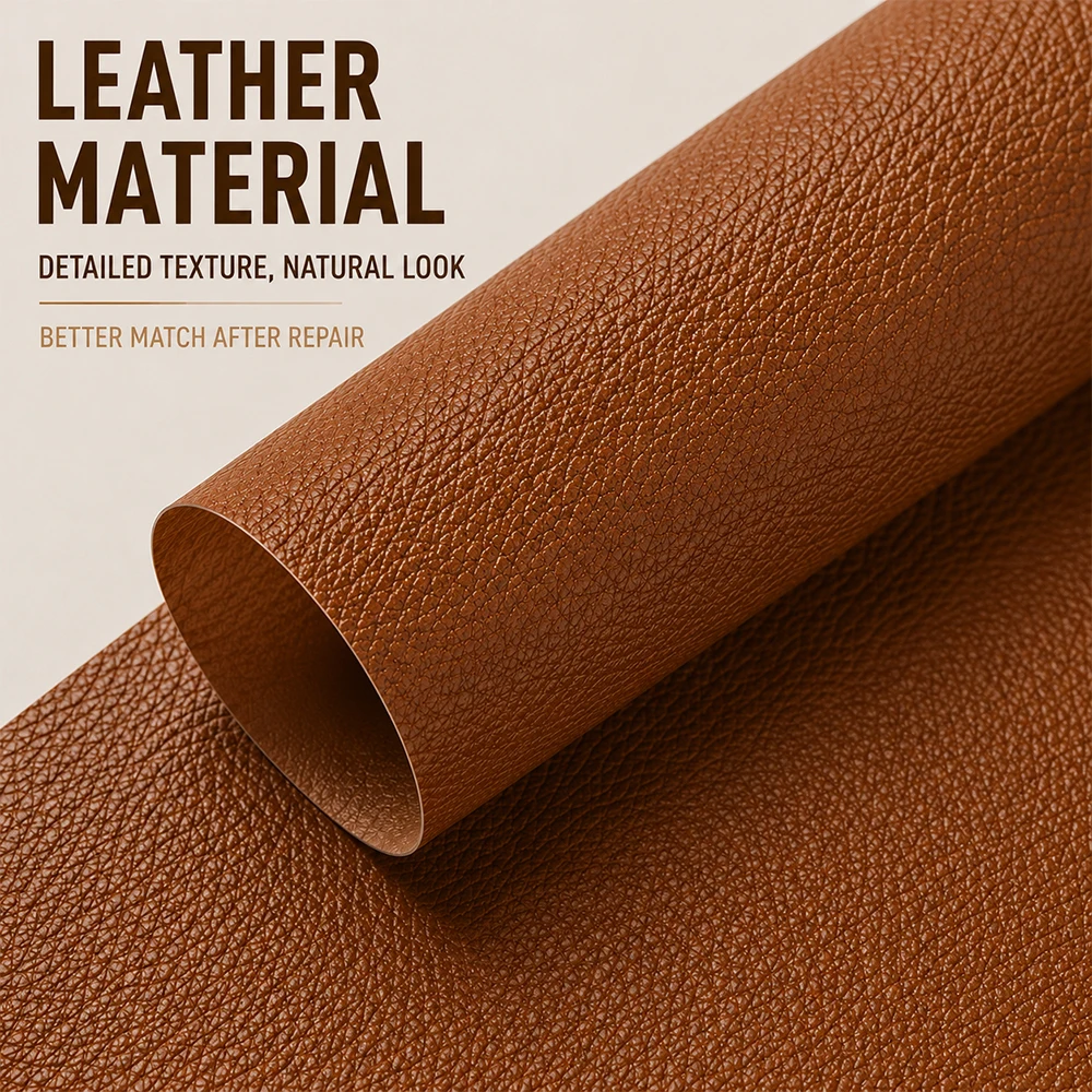 Self Adhesive Leather Repair Patch Waterproof Wear Resistant Fix Tape For Sofa Car Electric Scooter Seat Crack Scratch Cover