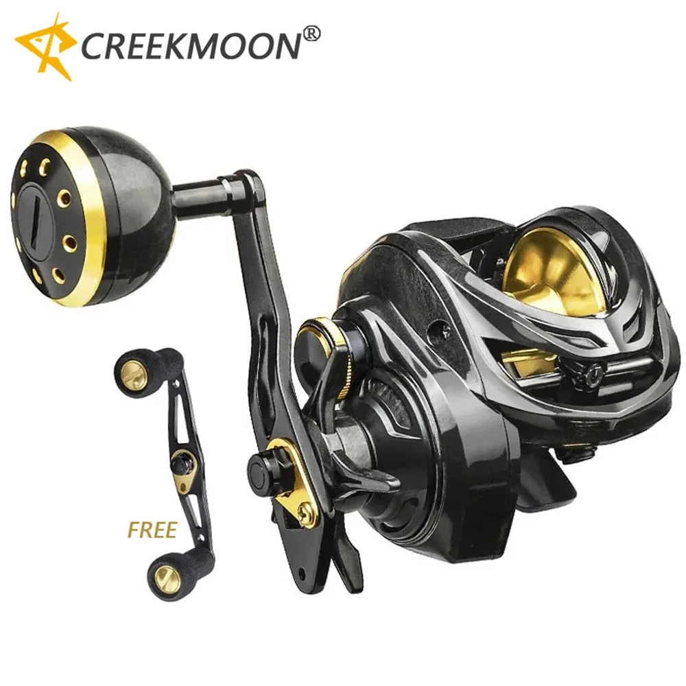 

TDC Baitcasting Reels High Speed Carbon Fiber Body Metel Spool Single Double Handle High Speed 6.3 16KG Max Drag Baitcaster Reel