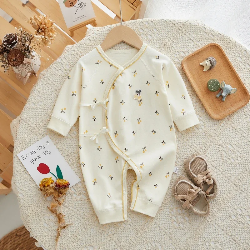 Baby Romper Cotton Spring Autumn Fresh Print Soft Newborn Infant Jumpsuit Casual Clothes for Bodysuits Sleepsuits