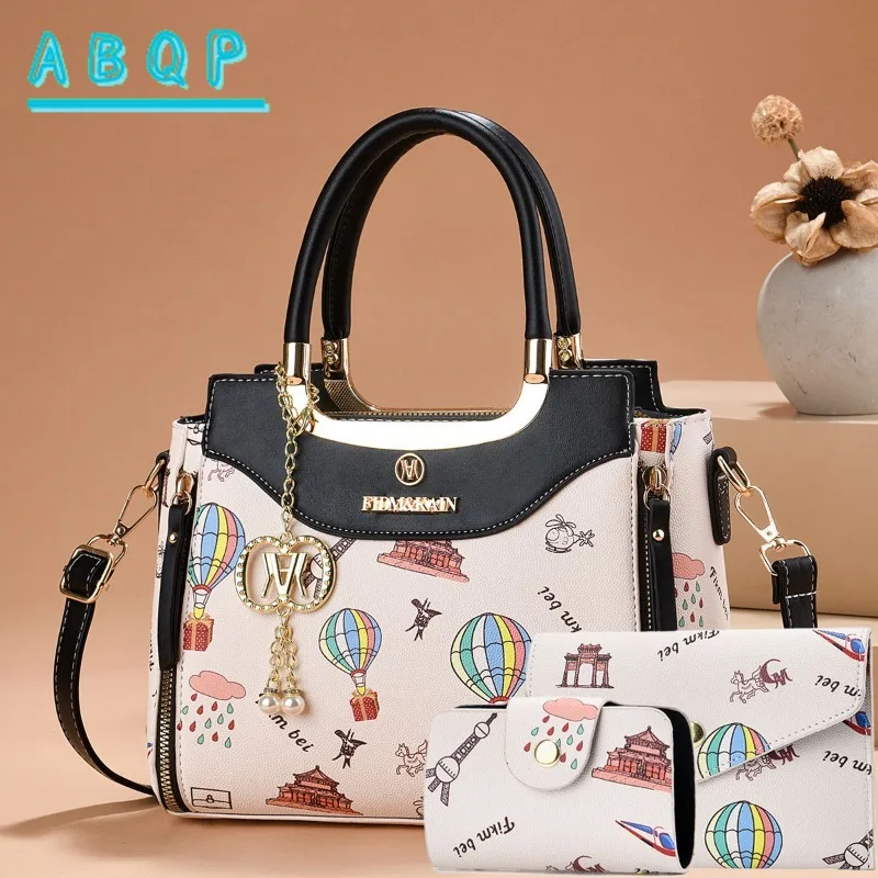 

New Women's Handbag Luxury Brand Fashion Women's Shoulder Messenger Bag Exquisite Casual 3-piece Set Women's Bag High Quality