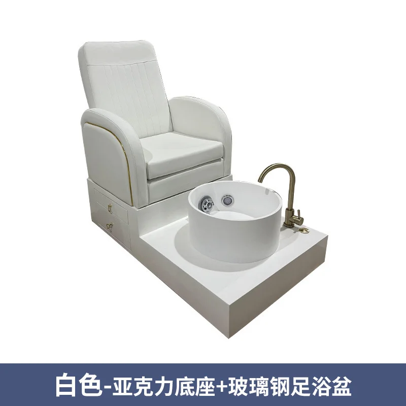 YichengBeauty Factory New Offer High Back Foot Spa Massage Manicure Pedicure Chairs for Nail Salon Foot Bath Sofa Pedicure Chair
