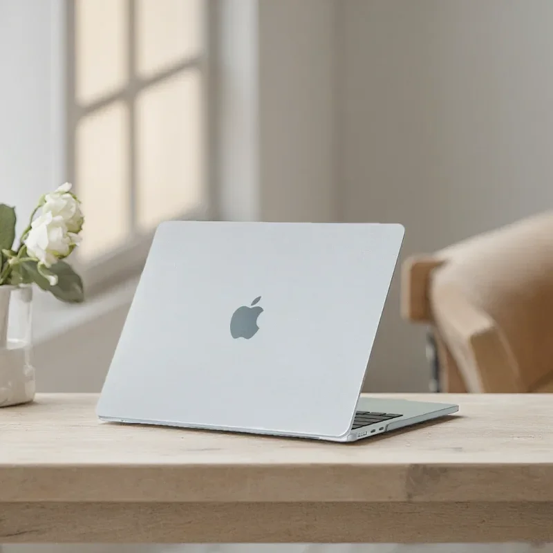 

Матовый жесткий чехол Crystal Sand для MacBook Air 13.6 M5 Pro 14 M4 с защитой от отпечатков пальцев