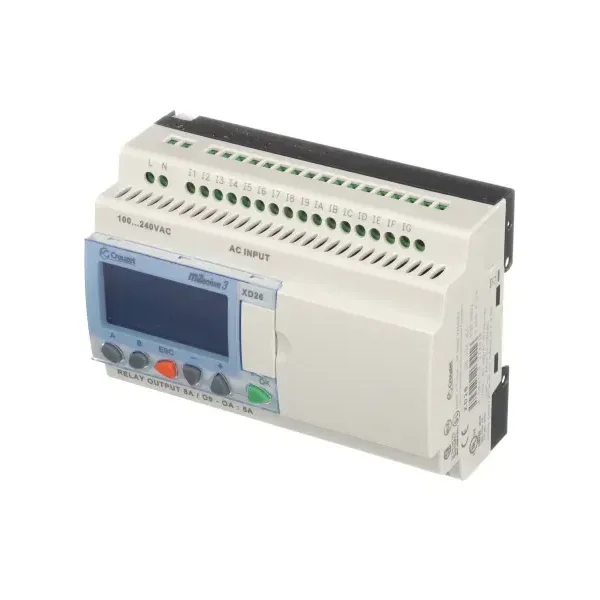 Hot In Stock Original New Crouzet 88974163 Controller PLC Sup-V 100-240VAC 16 Digital In 10 Relay Out Panel Mnt IP20  IP40