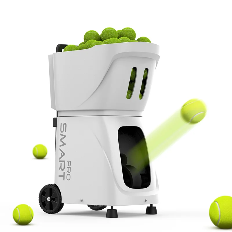Pusun Tennis Ball Machine For Sale, APP Control Automatic Tennis Launcher & Shooting Equipment For Beginners