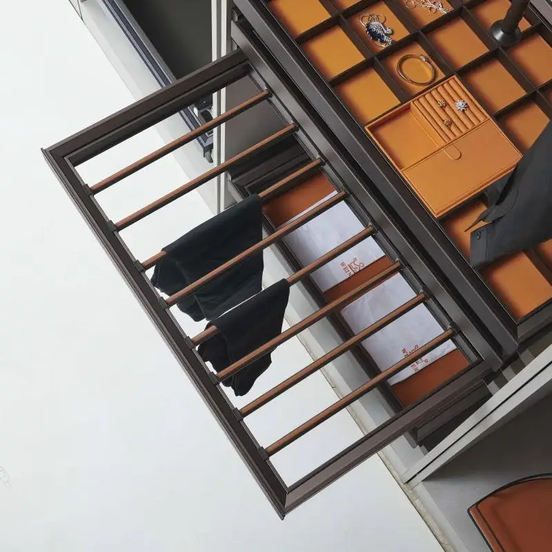 

Multi-functional Damping Pant Hanger Pant Rack | Slim & Luxury Design for Wardrobe | Space-Saving Closet Organizer