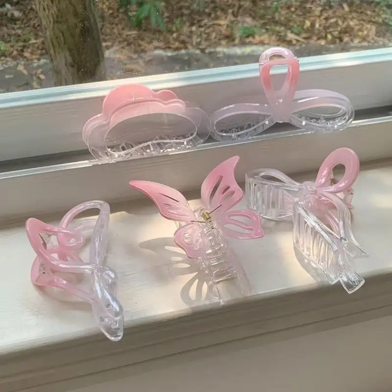 1 Stück Große Haarspange mit Farbverlauf für Damen, Elegante Haarklammer, Modische Haarspange für Mädchen, Haaraccessoires – Detail 1