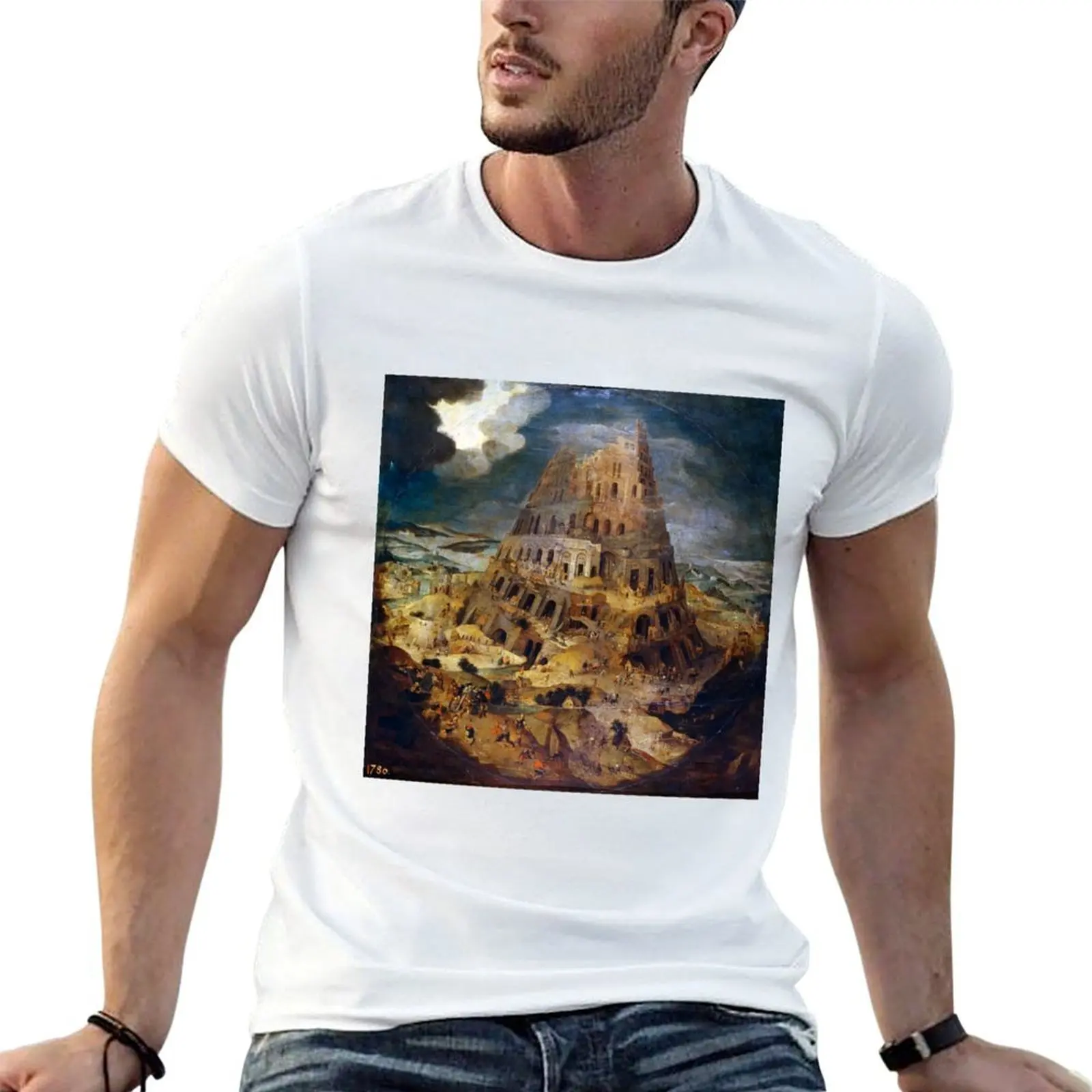 

Pieter Brueghel the Younger The Tower of Babel T-Shirt t shirts designer graphic t shirts for man T-Shirt