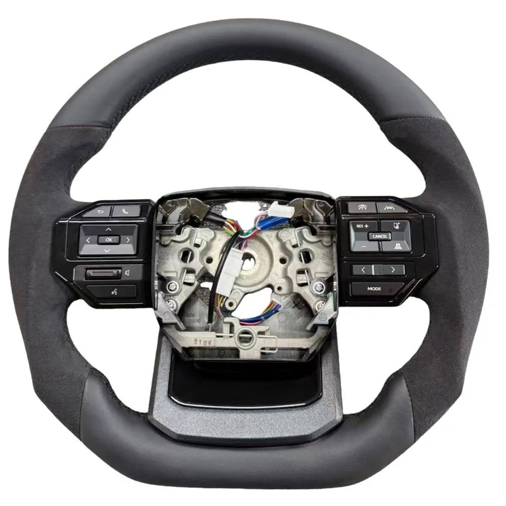 Car Steering Wheel For Toyota Land Cruiser Fortuner Prado LC79 LC120 LC200 LC300 Hiace Hilux N70 Corolla Crown Car Accessorles