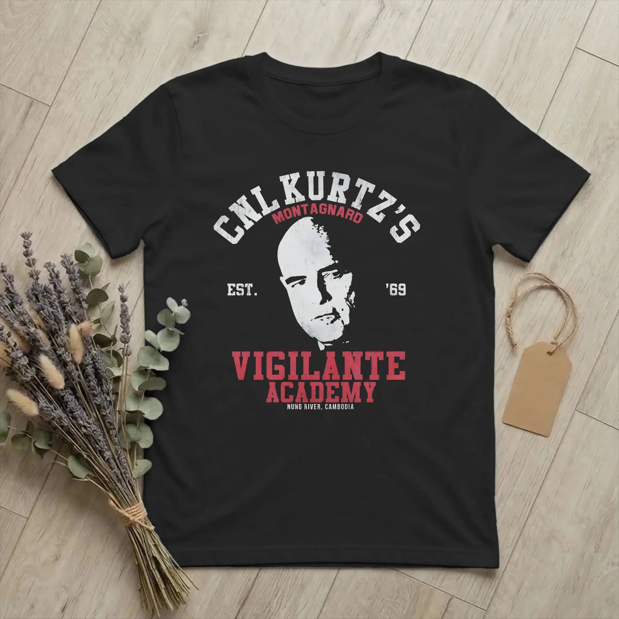 Men's T-Shirts Colonel Kurtz Vigilante Apocalypse Now Awesome Cotton Tee Short Sleeve Academy T Shirt Round Neck Tops Plus Size