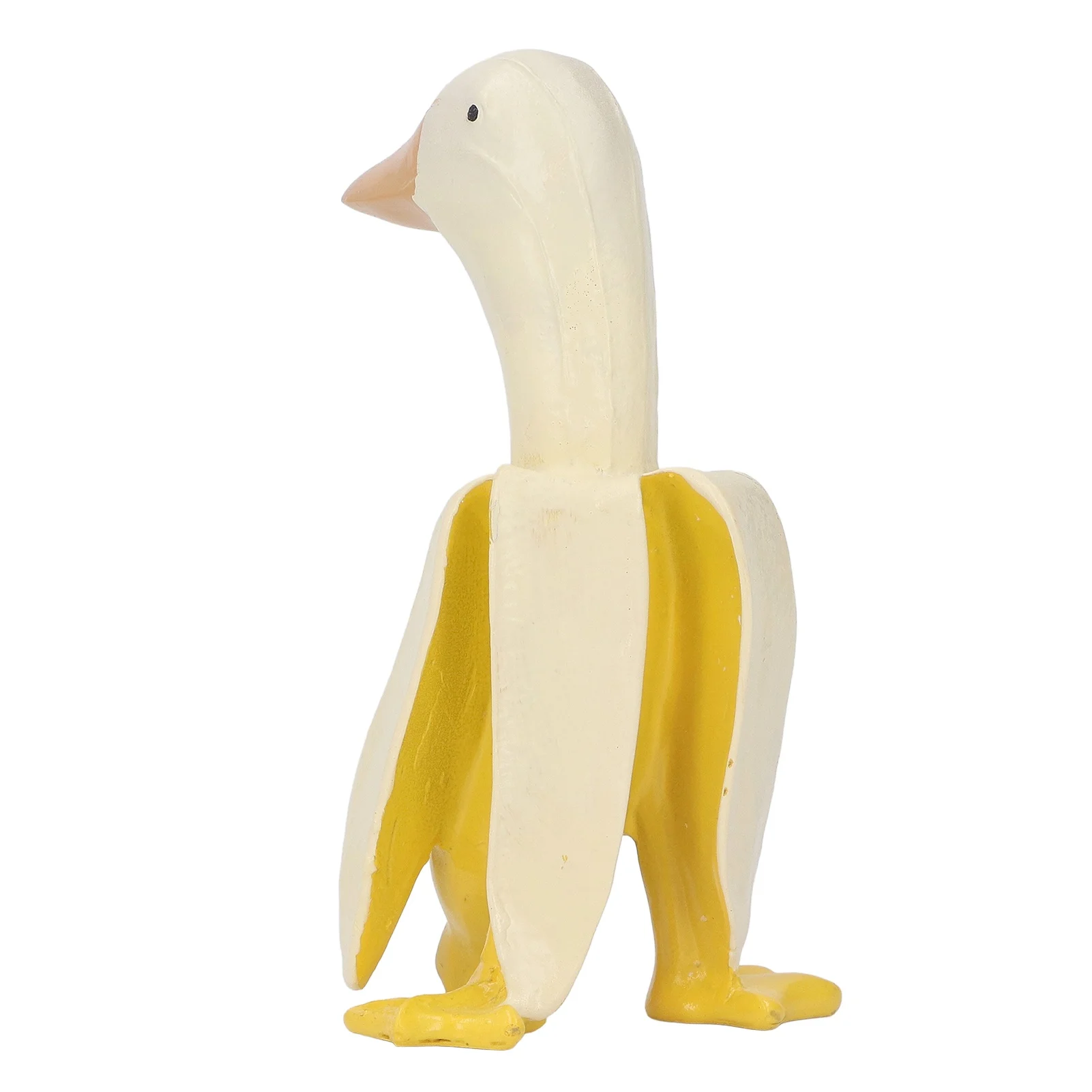 Banana Duck Statue Ornament Home Cute Funny Resin Figurine Decoration for Garden Patio Yard Office