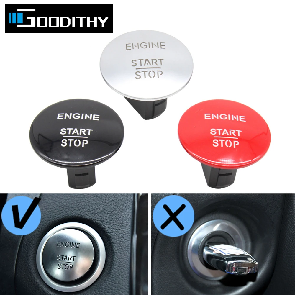 

For Mercedes Benz Keyless Go Start Stop Push Button Car Engine Ignition Switch W205 W212 W164 W166 W221 2215450714