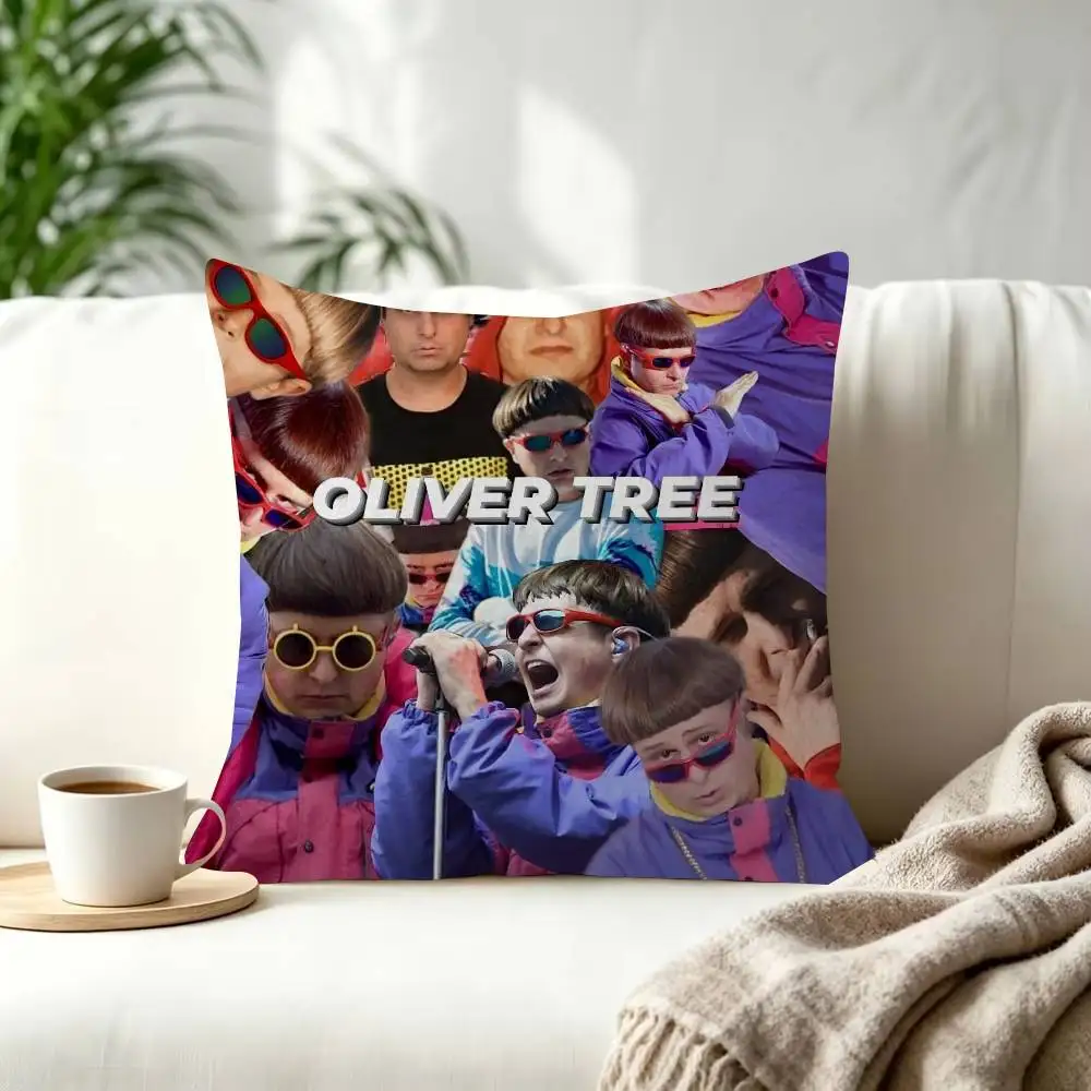 O-Oliver Tree Singer Kissen, Geschenk, Heimbüro-Dekoration, Schlafzimmer, Sofa, Auto, Kissenbezug, 45 x 45 cm – Detail 4
