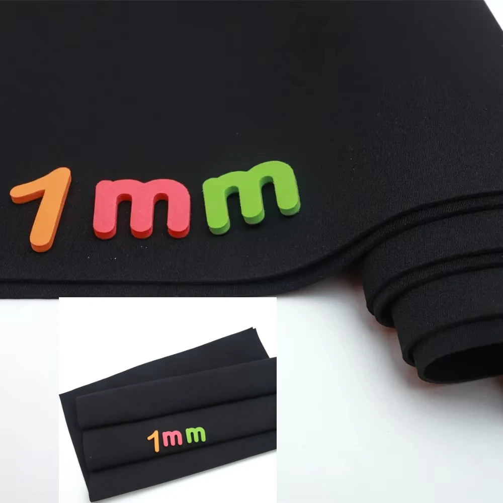 1 مللي متر النيوبرين الخياطة القماش الغوص القماش العزل القماش واقية كوب غطاء مقاوم للماء يندبروف قناع. #1