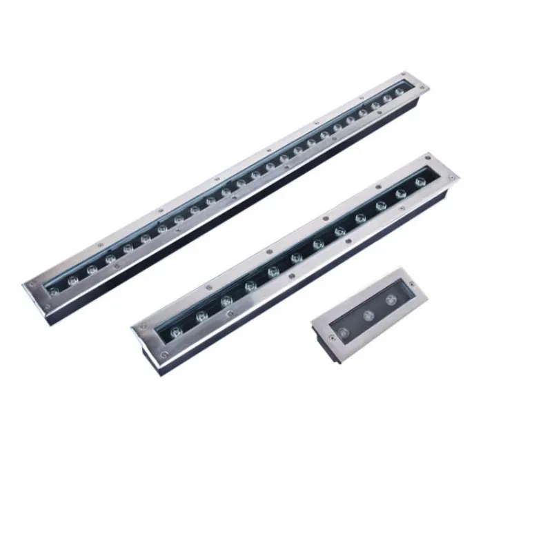 

【Popular】Stainless Steel 304 LED Underground Light Waterproof Linear Inground Lamp For Garden Pathway Landscape Lighting
