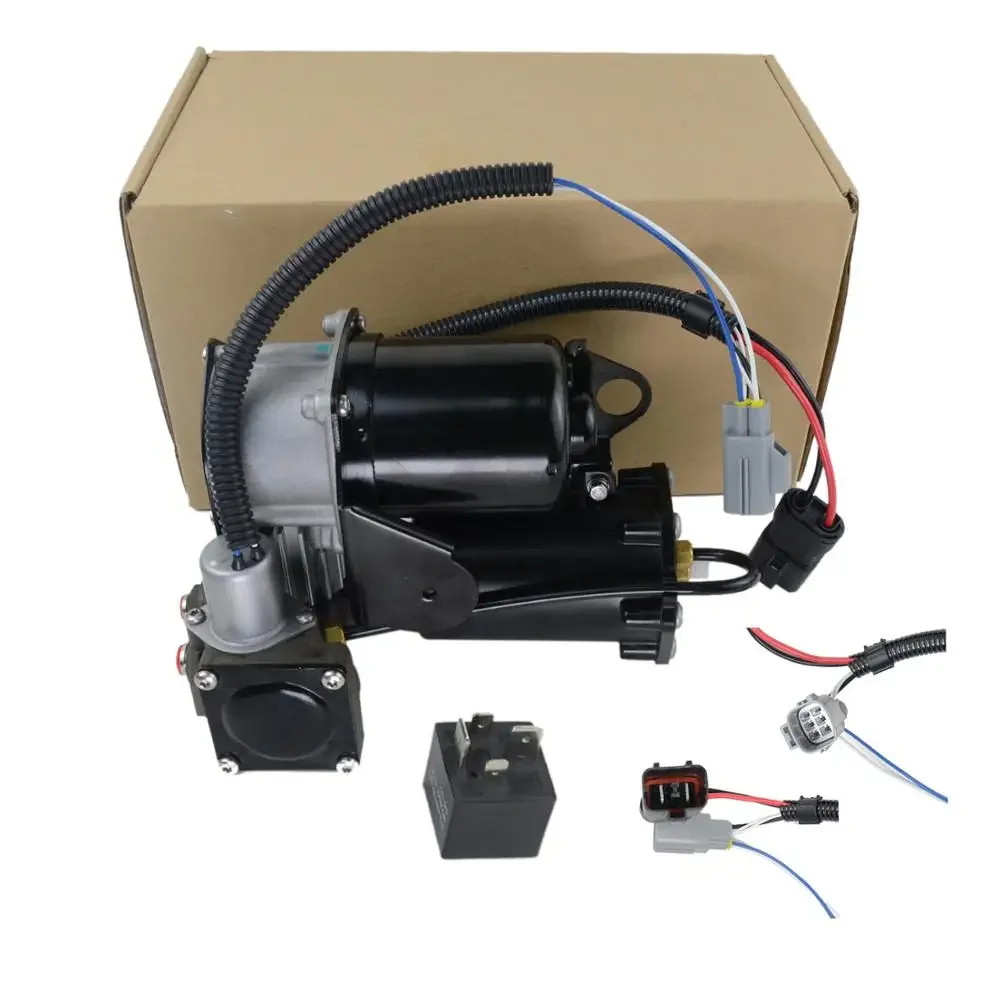 AP03 Hitachi Type Air Compressor Pump+Relay For Land Rover Range Rover Sport Discovery 3 4 LR3 LR4 LR023964 LR045251