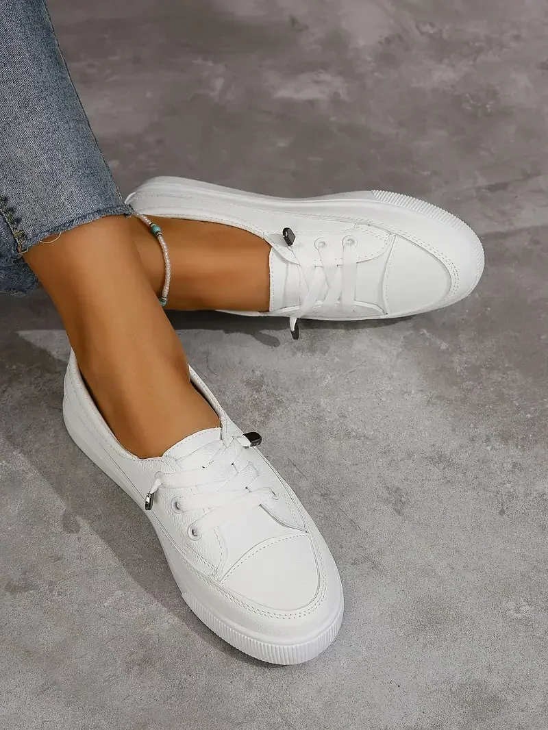 2024 Spring/Summer Fashion New Mesh Shallow Mouth Casual, Comfortable and Breathable Round Toe Flat Walking Sports Shoes image 6