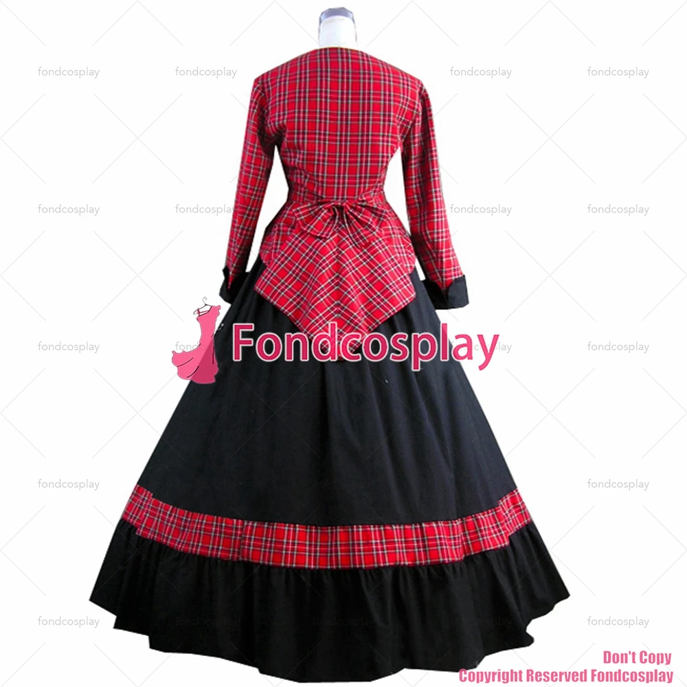 fondcosplay Gothic Lolita Punk Medieval Gown Figure Ball Long Evening cotton skirt Jacket CD/TV[CK1370]