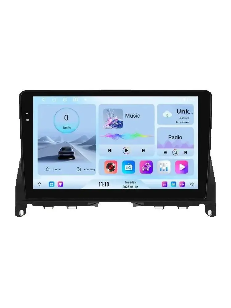 OSSURET 6115 Android speler voor Mercedes Benz C W204 S204 2007-2010 Carplay autoradio multimediasysteem 9 inch 8-core GPS touchscreen - afbeelding 2