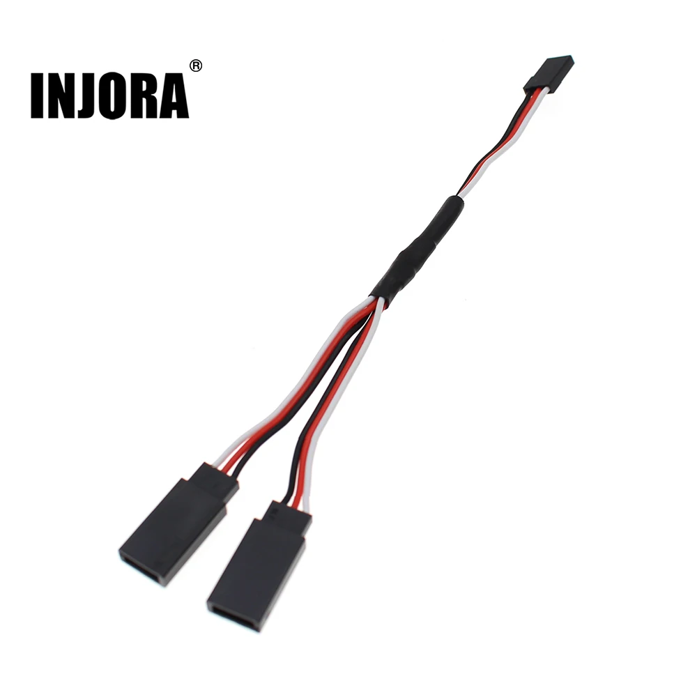 

INJORA 1PCS 15cm 30cm RC Servo Extension Y Wire Cable for JR Futaba RC Model