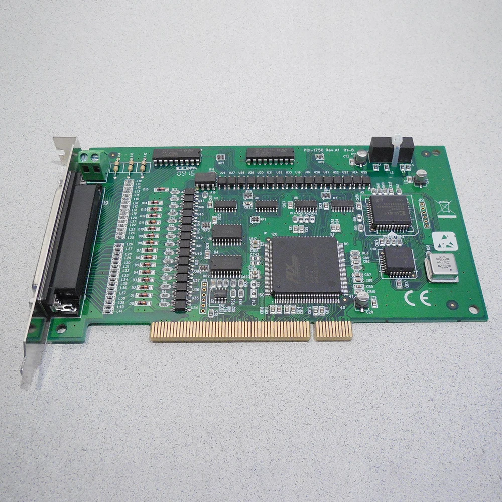 Counter Card 32-Way Isolated Digital Input/Output IO Data Capture Card For Advantech PCI-1750 Rev.A1