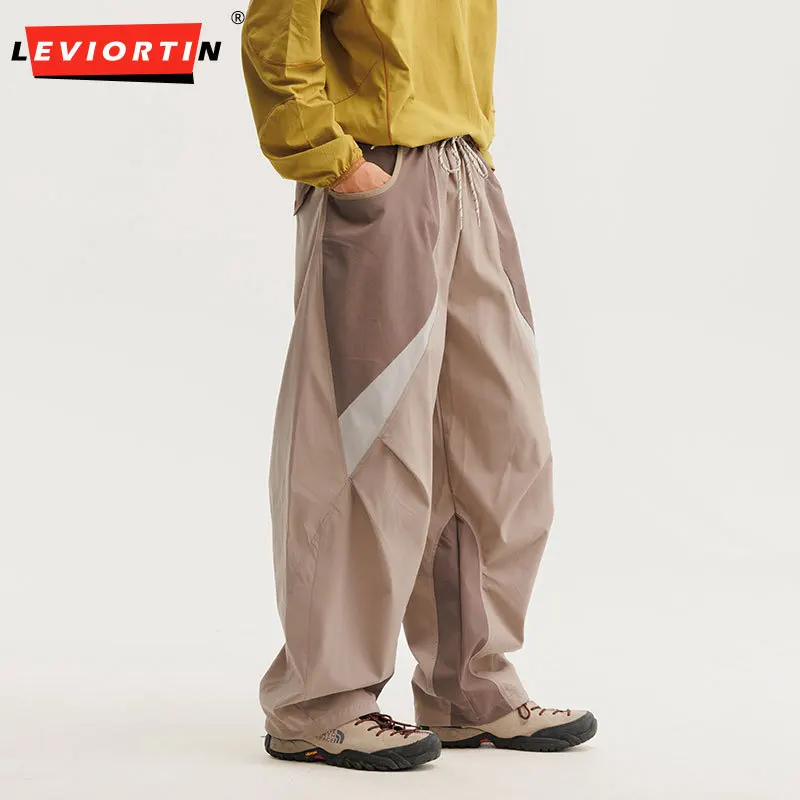 

Unisex Paratrooper Cargo Pants for Men Women Wide Leg Straight Tactical Pants Lightweight Windproof Outdoor Hiking Casual Pants