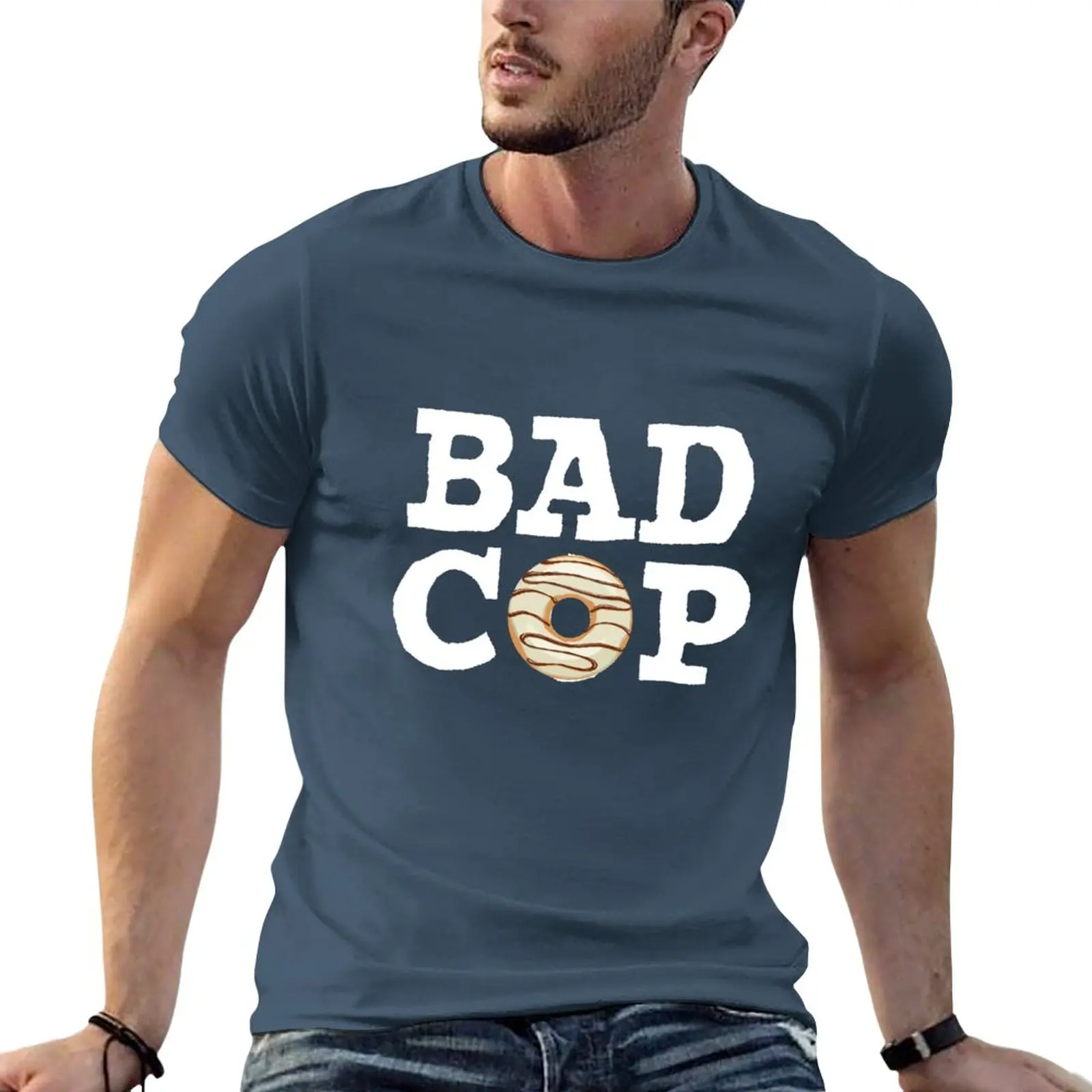 

Bad Cop T-Shirt plus sizes shirts graphic tees funnys tops Men's cotton t-shirt