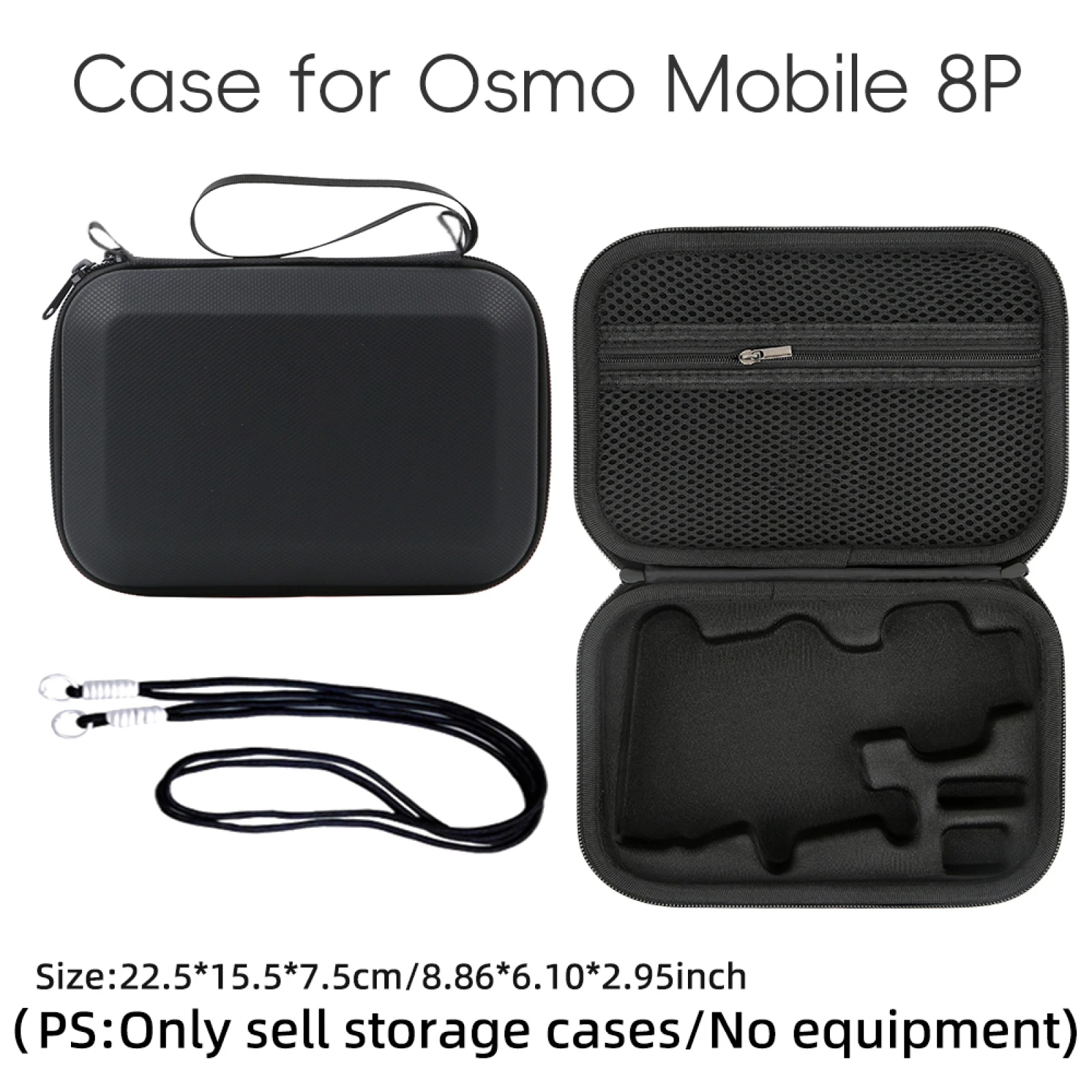 

Portable Carrying Case for DJI Osmo Mobile 8P ，Premium Shockproof Anti-Dust Drop Resistant Protective Storage Travel Bag