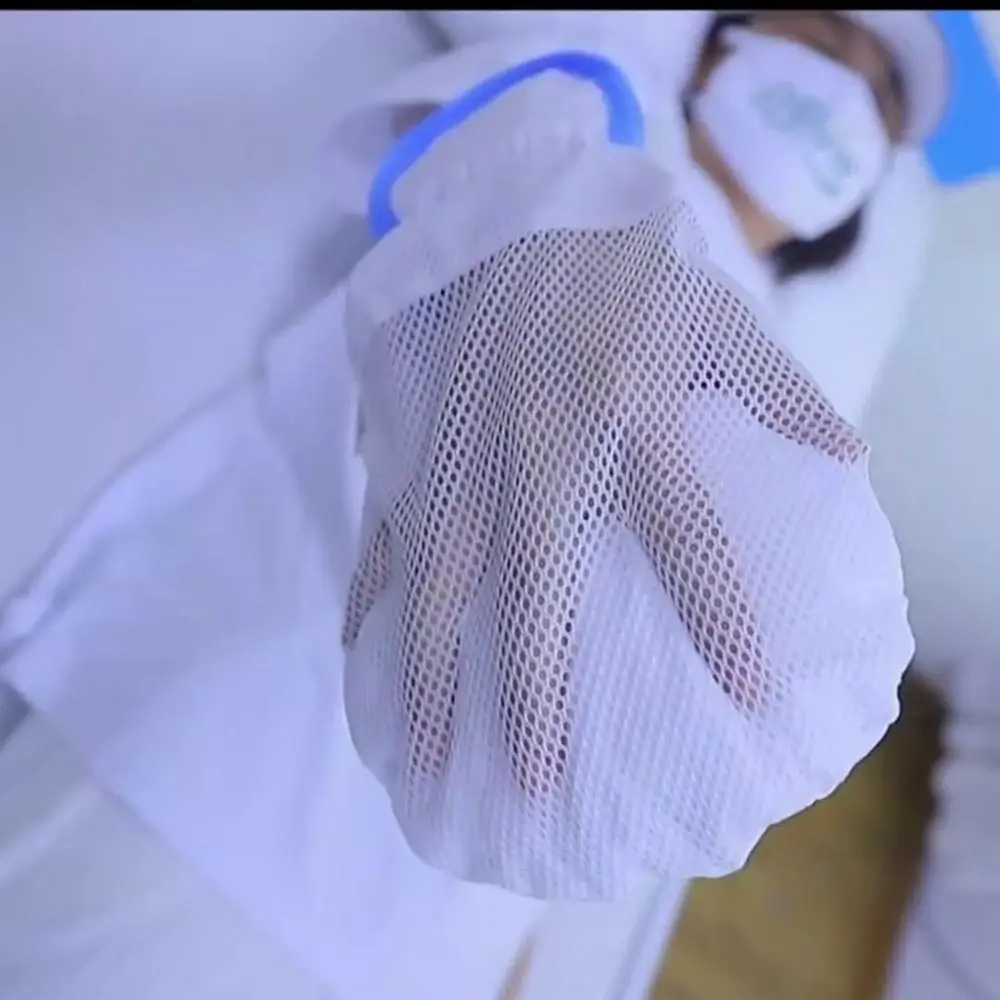 Extra-Thick Bottom Hand Restraint Gloves Softer Bottom Anti-Grab Dementia Care Gloves Anti-scratch Finger Control