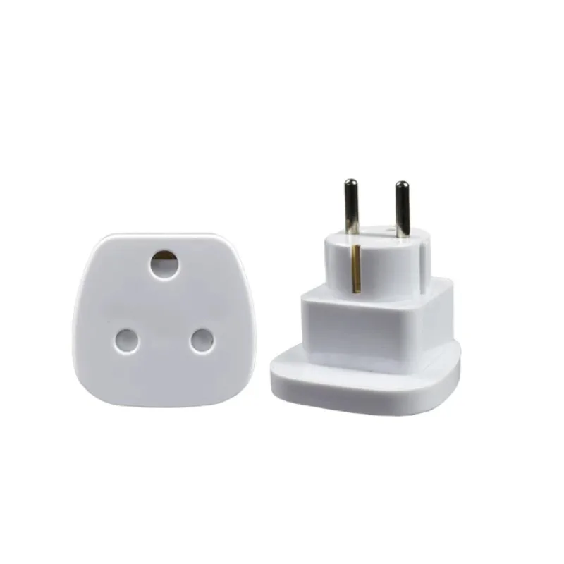 European to South Africa Travel Adapter, 16A 250V EU 4.8mm Plug Converter for Home