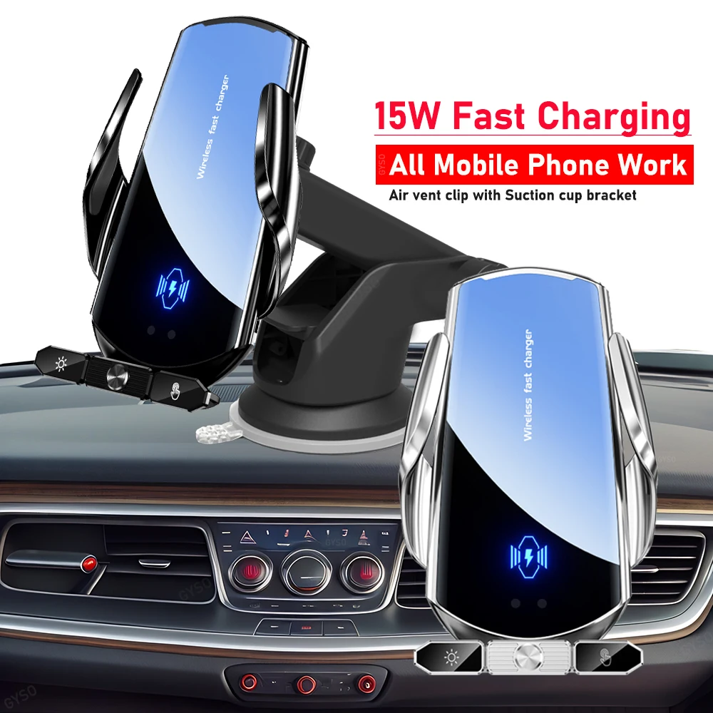 Wireless Car Charger Magnetic Head Fast Charging Air Vent Suction Cup Bracket Phone Sucker Holder For iPhone Xiaomi Samsung S20+