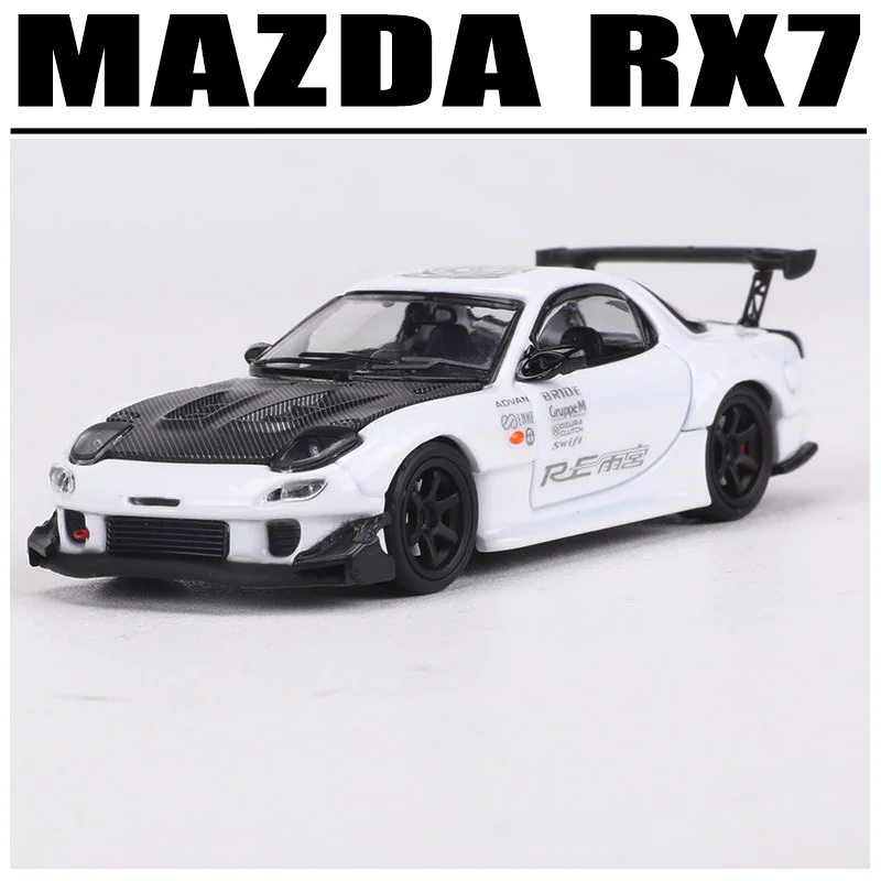 Master 1/64 MAZDA RX7 Alloy Toy Motor Vehicle Diecast Metal Model Gift