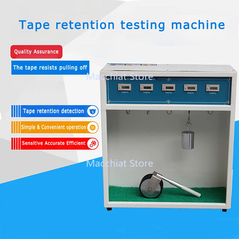 

5-комплектная машина для испытания на удержание ленты. Тестер липкой адгезии. Тест на постоянную температуру. Прочный тест на адгезию. С нажимным колесом.