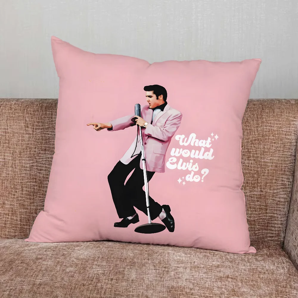 Singer E-Elvis Pillow Case For Home Bedroom Car Office Decoration Living Room Sofa Cushion Cover Suitable