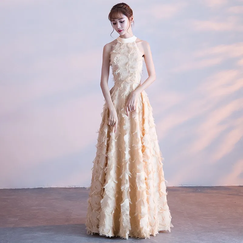 

Long Evening Dress Blace Feather Urgundy Elegant Sexy Floor-Length Prom Party Gown Cusotm Formal Dresses De Festa Vestido 2025