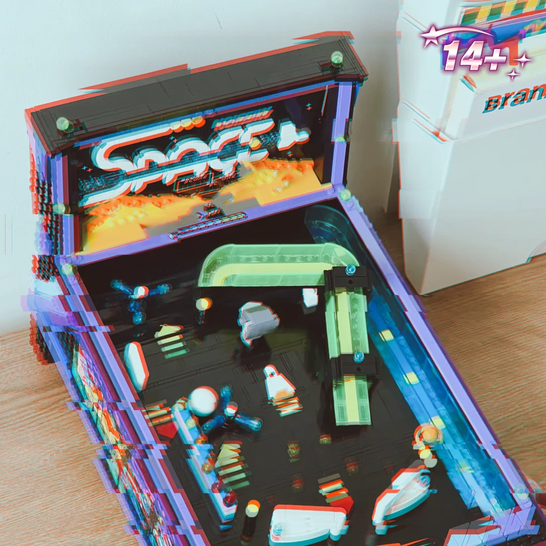 hot-toys-2274-pezzi-macchina-da-flipper-da-tavolo-console-arcade-retro-set-di-costruzioni-modellini-giocattoli-ornamenti-regali