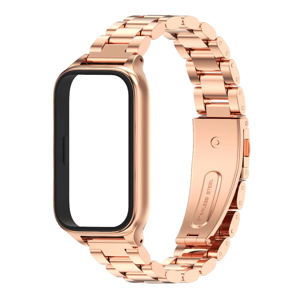 Für Xiaomi Smart Band 9 Active Strap Smart Armband Mi Band 9 Active Strap Metall Edelstahl Ersatz Handgelenk Armband – Detail 5