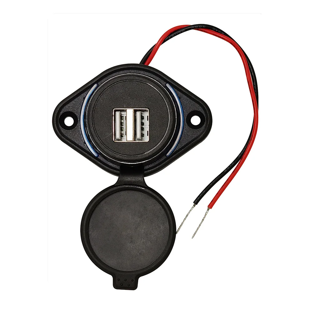 

Автомобильное зарядное устройство для планшетов и телефонов Портативное зарядное устройство Водонепроницаемая розетка подходит для кемперов Зарядка для планшетов