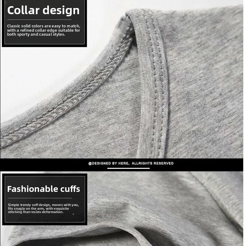 

Футболка Ice Sensation Slim Fit ort Sve круглая Ne Color Summer Faion Modal Cotton Base irt Korean Sle Youth