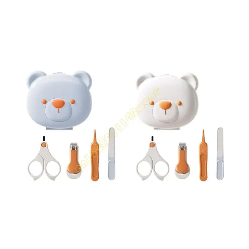 

Infant Nails Maintenance Tool Anti Pinch Nails Trimmers Ergonomic Nai Tool with Case for Newborns Care DXAD