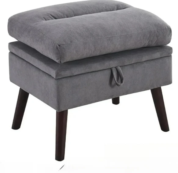 

L # For Living Room Chair, Velvet Reading Chairs And Ottoman Set, Ottoman Comfy Reclining Living Room Chair