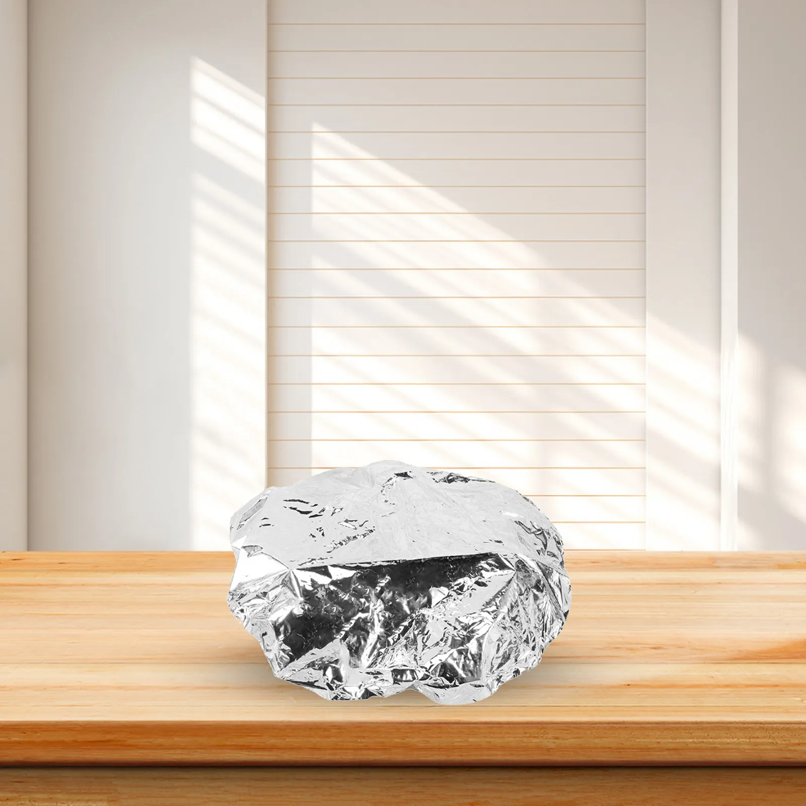 10Pcs Aluminum Foil Hair Cap for Deep Conditioning Heat Therapy Hair Elastic Heat Insulating Styling Cap for Home