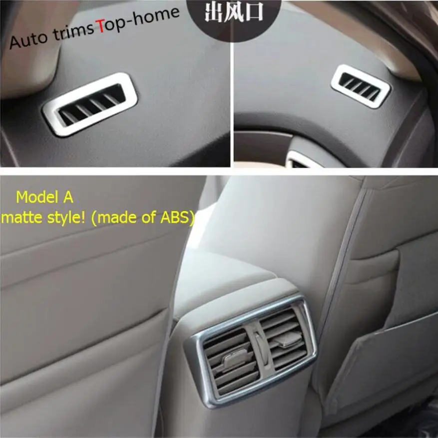 

Yimaautotrims Front & Rear Air Conditioner AC Outlet Vent Cover Trim For Nissan Rogue T32 / X-Trail X Trail 2017 - 2020 Interior