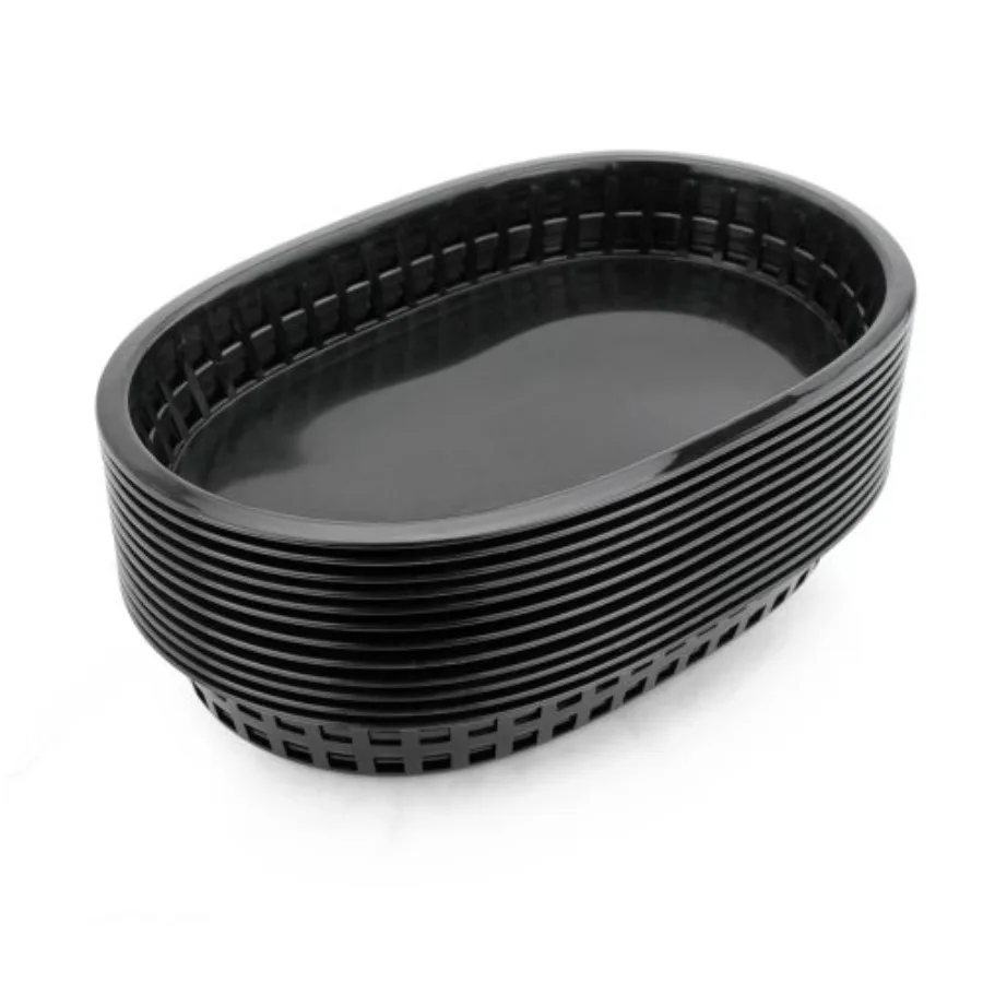 

Fast Food Baskets, 10.5 x 7 Inch, Set of 36, Black