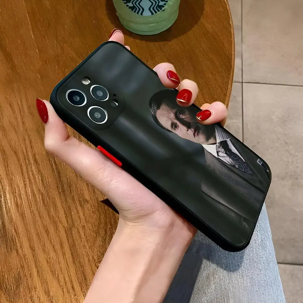 Чехол для телефона Funny Mads Mikkelsen Hannibal для iPhone 15, 14, 13, 12, 11, удобный для кожи защитный чехол
