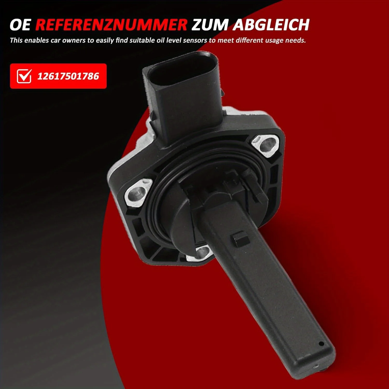 Czujnik poziomu oleju pasujący do BMW 1, 3, X1, Z4 120i, 320i, sDrive18i, xDrive20i, sDrive28i 12617501786, 906002, 3148990028